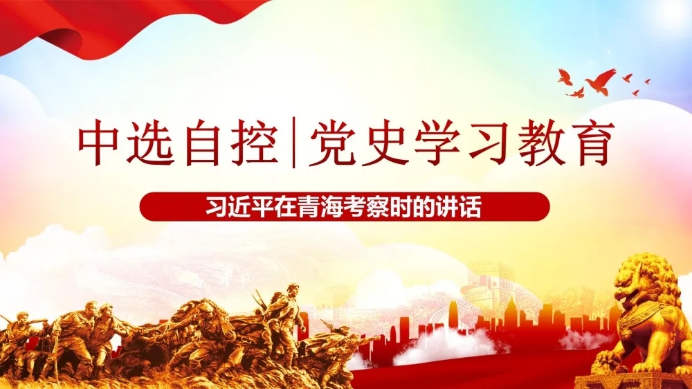 黨史學(xué)習(xí)教育 | 習(xí)近平在青?？疾鞎r(shí)的講話